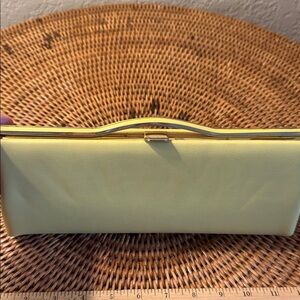 Elegant Yellow Clutch Bag